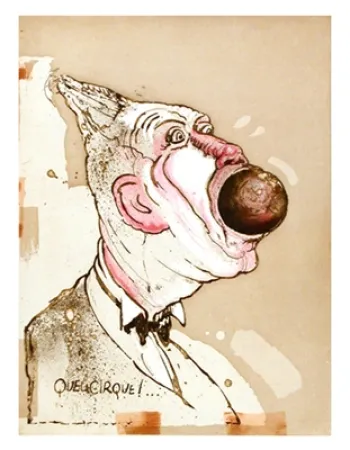 Etching And Aquatint Botti  - Quel cirque !