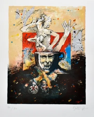 Lithograph Botti  - Sans titre