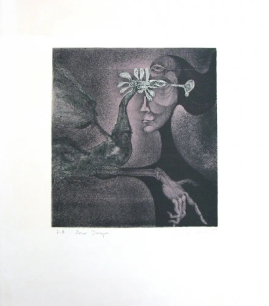 Lithograph Bouché - Untitled