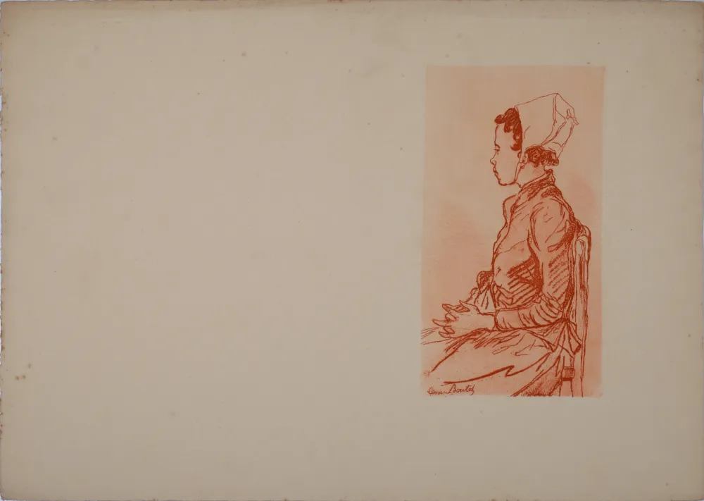 Aquatint Boutet - Cancalaise, c. 1906