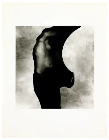 Lithograph Bouvier - Nus noirs 1