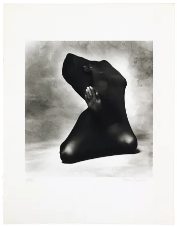 Lithograph Bouvier - Nus noirs 6