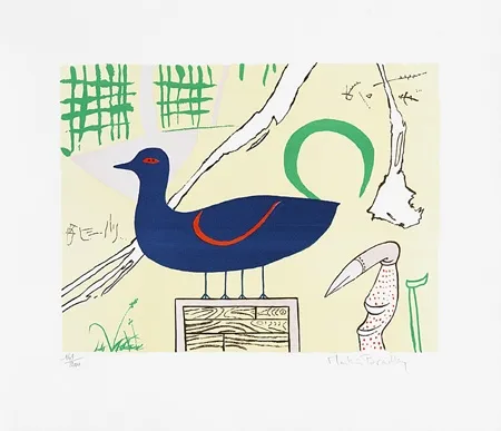 Lithograph Bradley - Duck