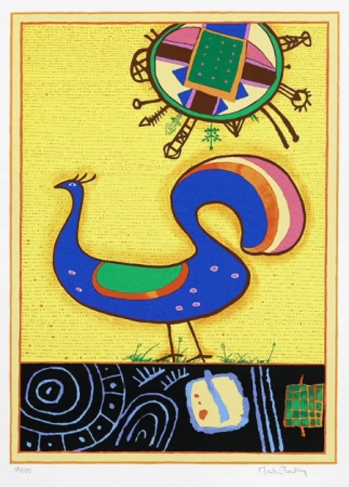 Screenprint Bradley - Morning Cockerel