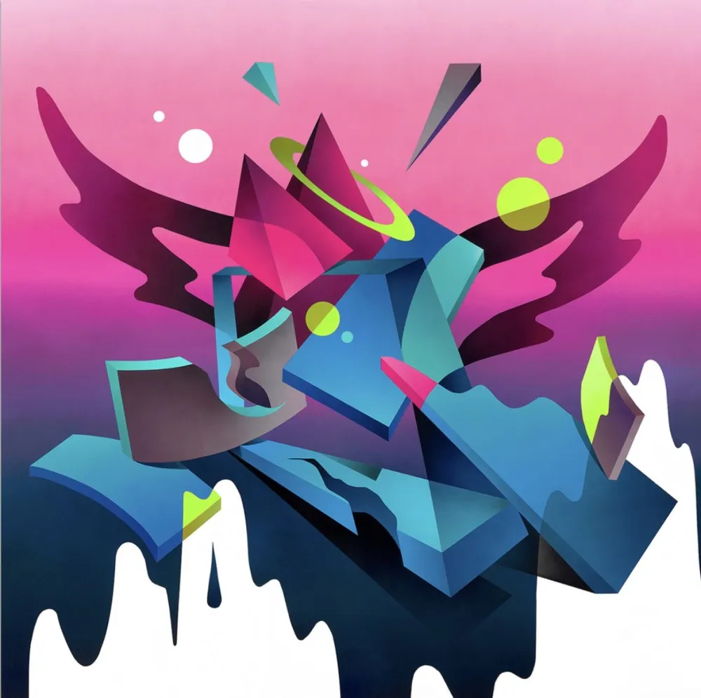 Screenprint Brandrup - Free Flying