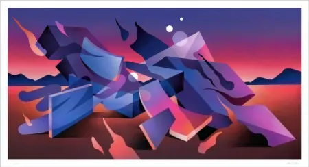 Screenprint Brandrup - Hidden Path