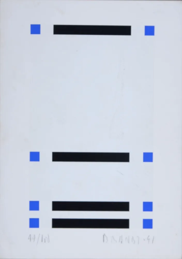 Screenprint Brandt - Composition abstraite #6