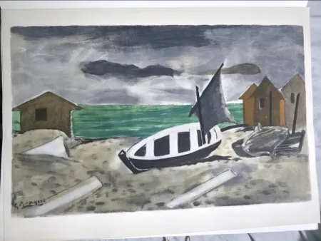 Pochoir Braque - A Varengeville, Douze Contemporains 1959