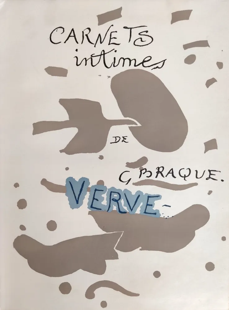 Lithograph Braque (After) - Carnets intimes de Braque I
