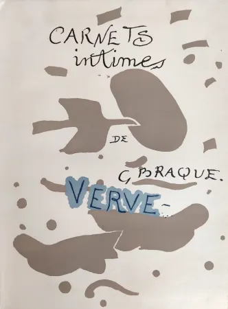 Lithograph Braque (After) - Carnets intimes de Braque I