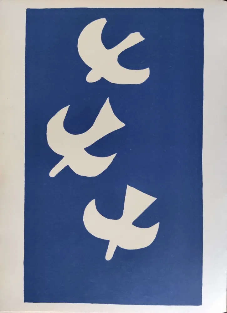 Lithograph Braque (After) - Carnets intimes de Braque II