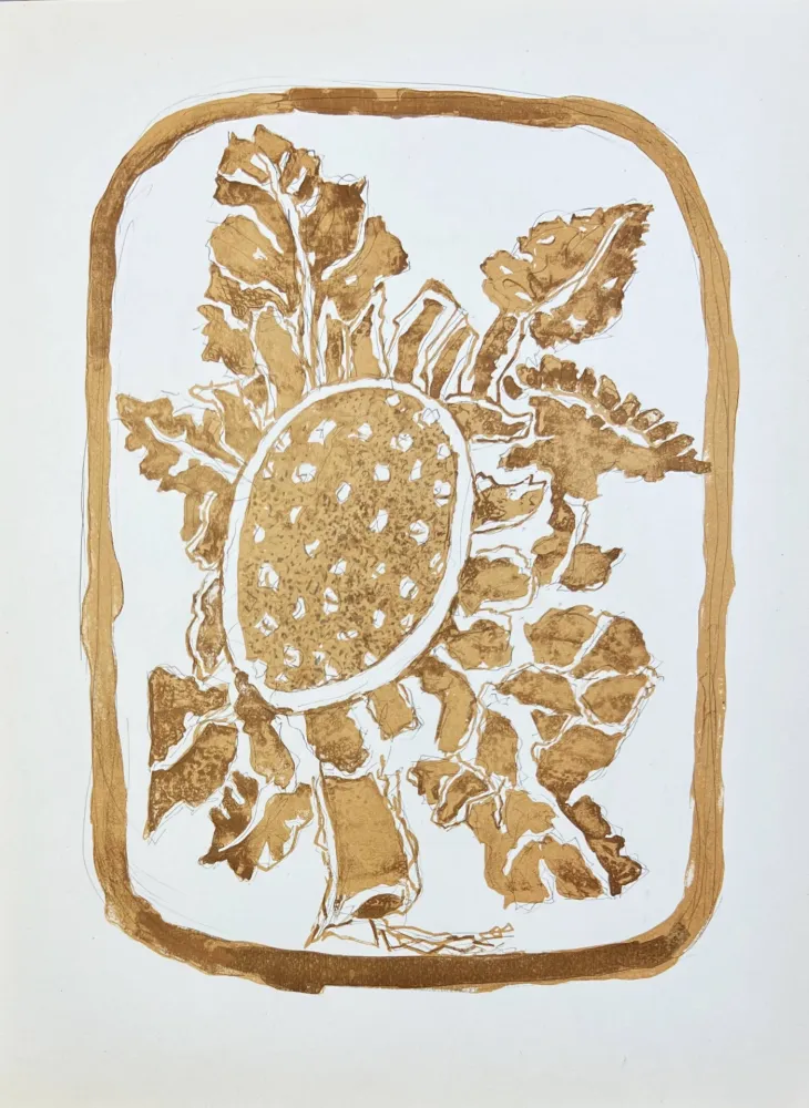 Lithograph Braque (After) - Carnets intimes de Braque IX