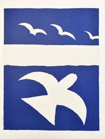 Lithograph Braque (After) - Carnets intimes de Braque VI