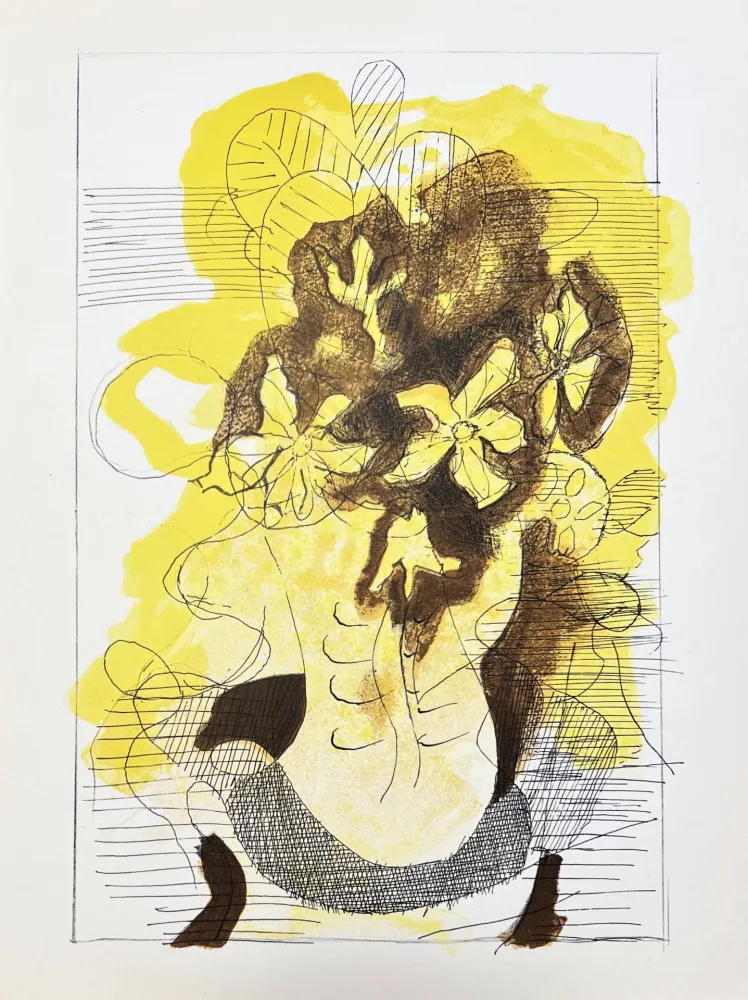 Lithograph Braque (After) - Carnets intimes de Braque VII