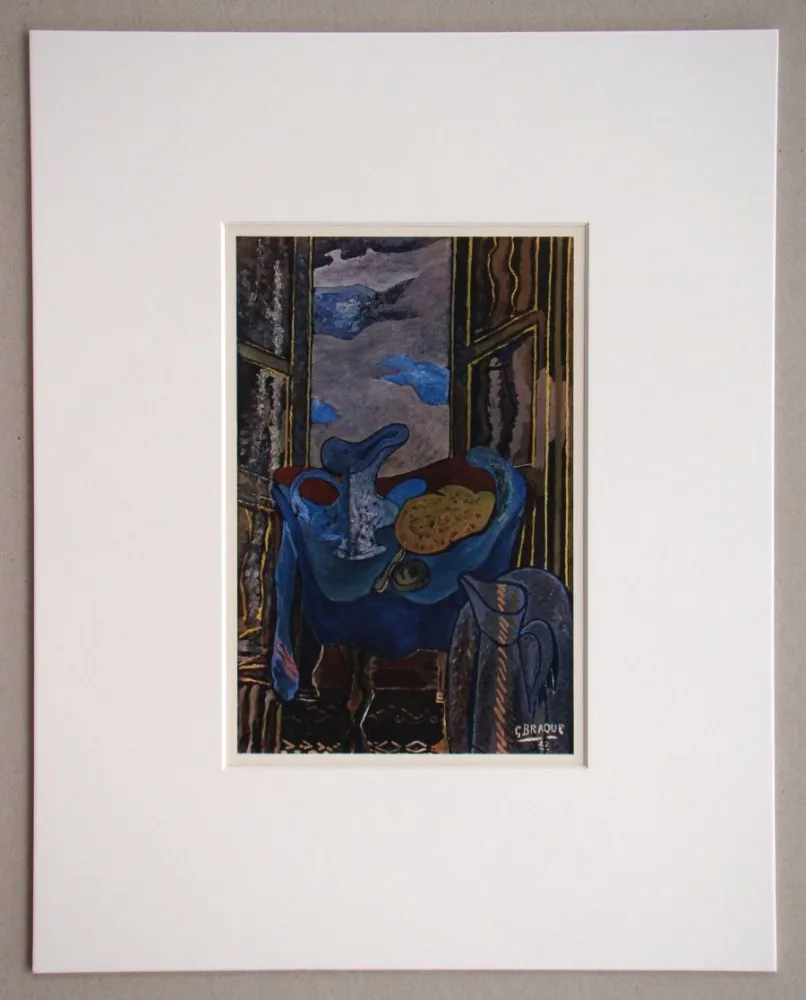 Rotogravure Braque (After) - La toilette devant la fenêtre, 1942