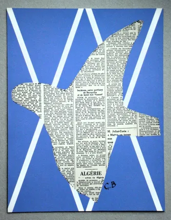 Screenprint Braque (After) - Papier collé