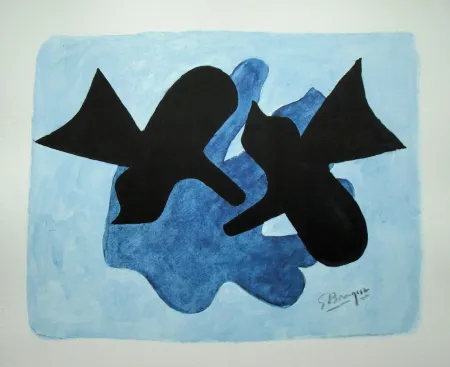 Lithograph Braque (After) - Pélias et Nélée