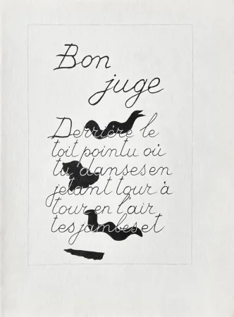 Lithograph Braque - Bon juge