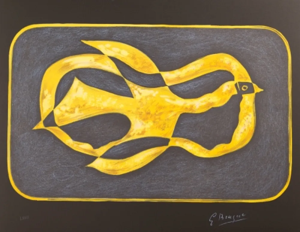 Lithograph Braque - Boréade