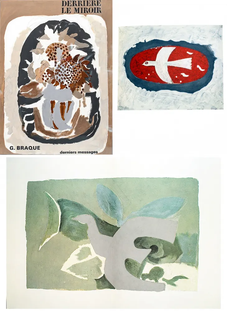 Illustrated Book Braque - BRAQUE, derniers messages. Derrière le Miroir n° 166 . Juin 1967.