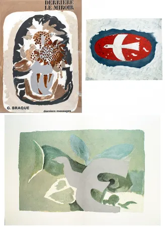 Illustrated Book Braque - BRAQUE, derniers messages. Derrière le Miroir n° 166 . Juin 1967.