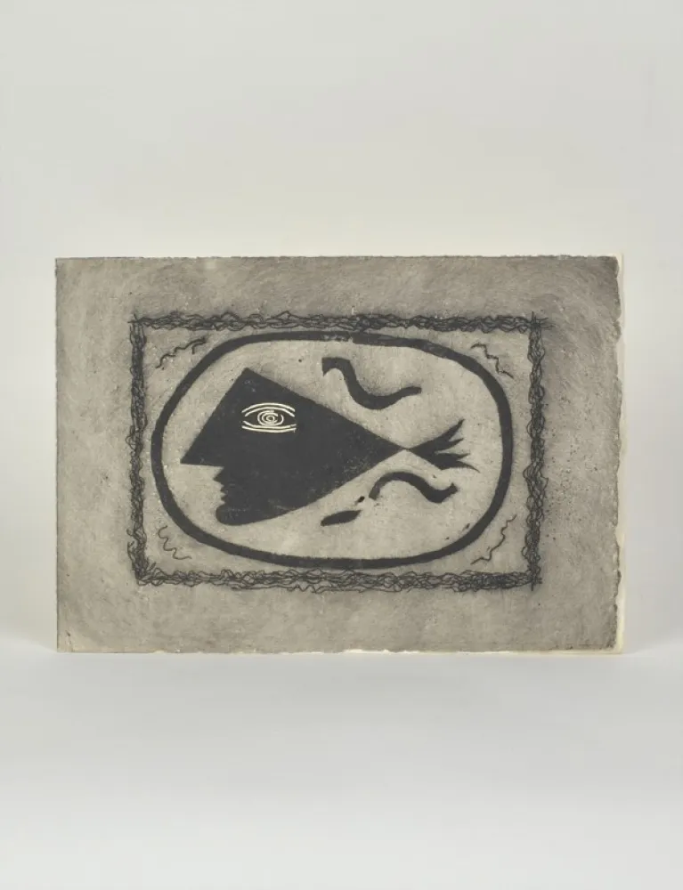 Etching Braque - Chants de Milarepa