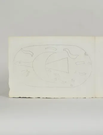 Etching Braque - Chants de Milarepa