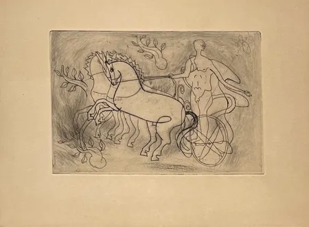 Etching Braque - Char