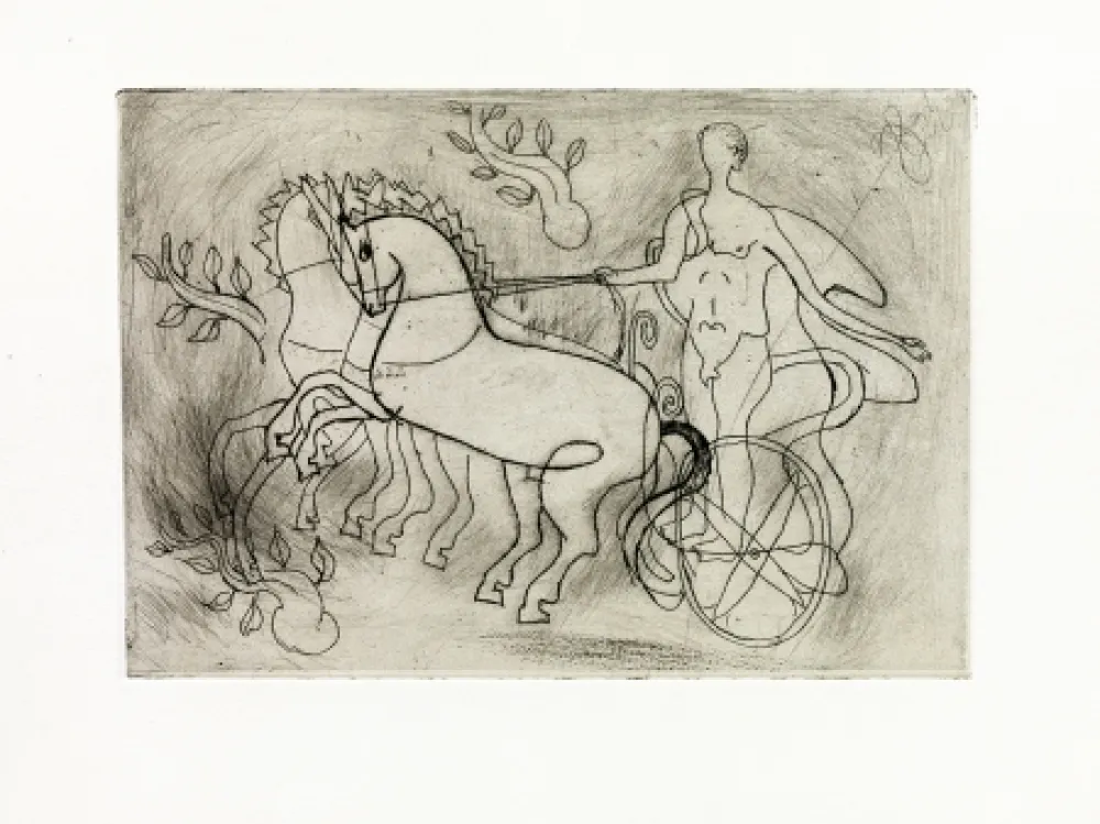 Etching Braque - Char