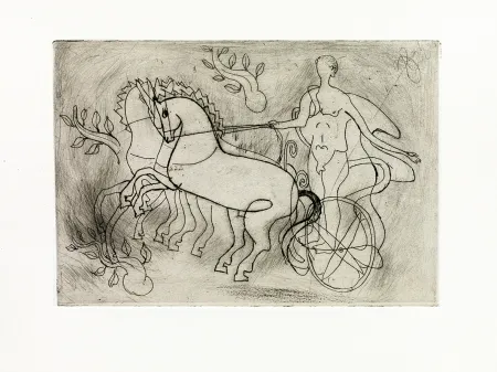 Etching Braque - Char