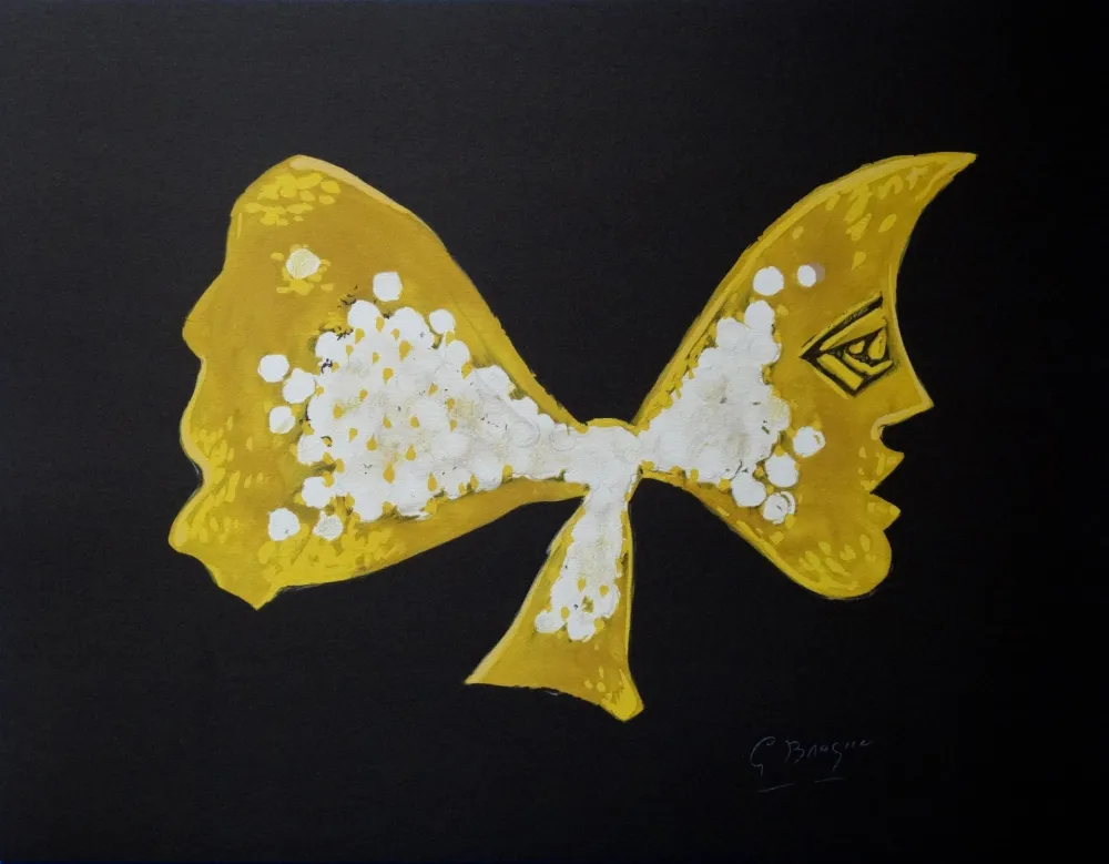 Lithograph Braque - Déesse de la Lune, Sélène