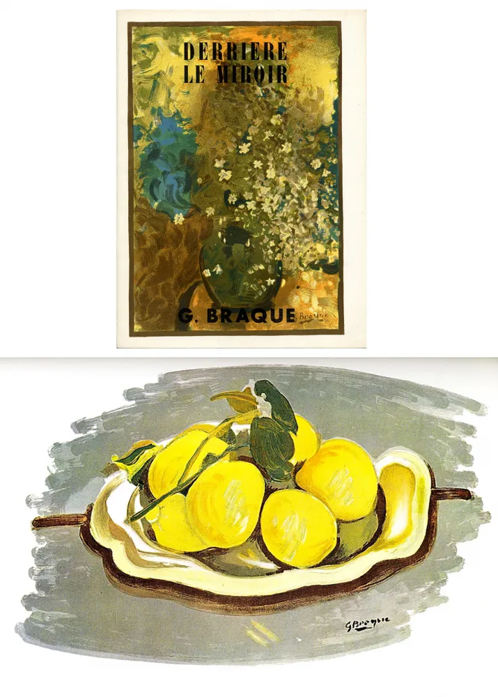 Illustrated Book Braque - DERRIÈRE LE MIROIR N°48-49. G. BRAQUE. Juin 1952.