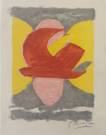 Lithograph Braque - Descente aux enfers 