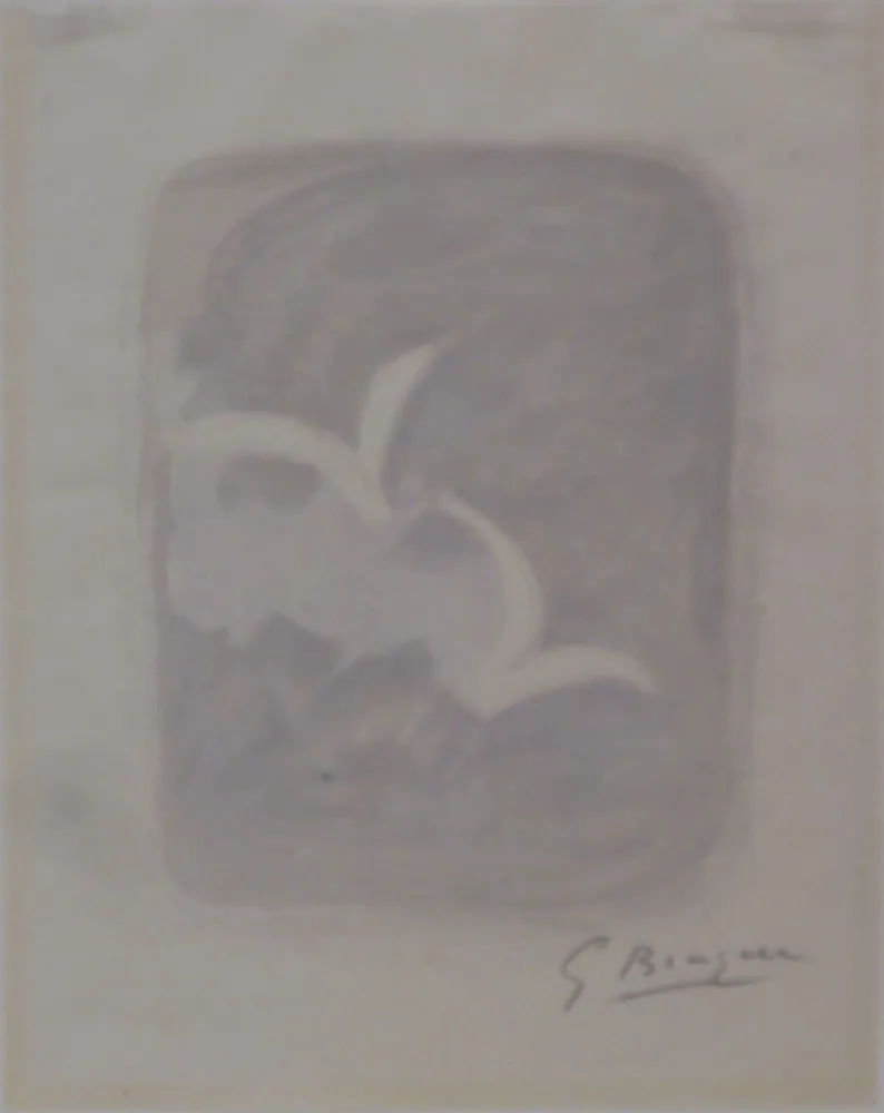 Lithograph Braque - Descente aux enfers planche 1