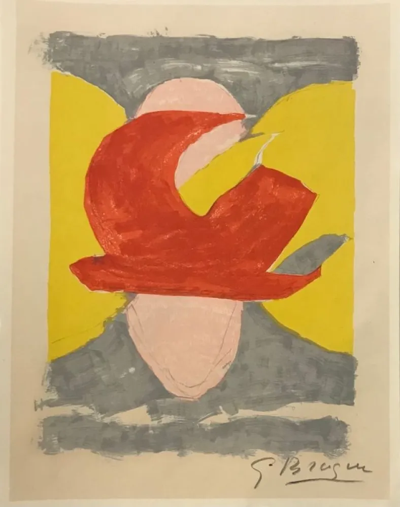 Lithograph Braque - Descente aux enfers planche 4 