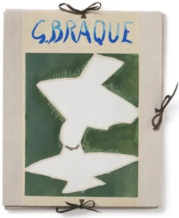 Illustrated Book Braque - Espaces Portfolio full signed 1957