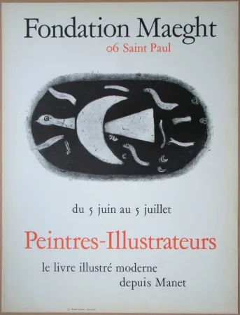 Lithograph Braque - Fondation Maeght