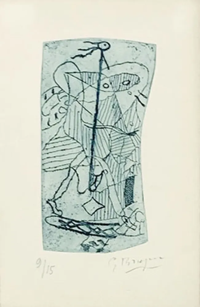 Etching Braque - Héraclite d'Ephèse