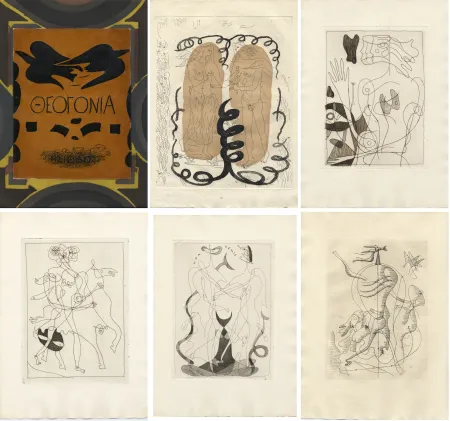 Illustrated Book Braque - Hesiode : THÉOGONIE. 20 eaux-fortes de Georges Braque (Maeght 1955)