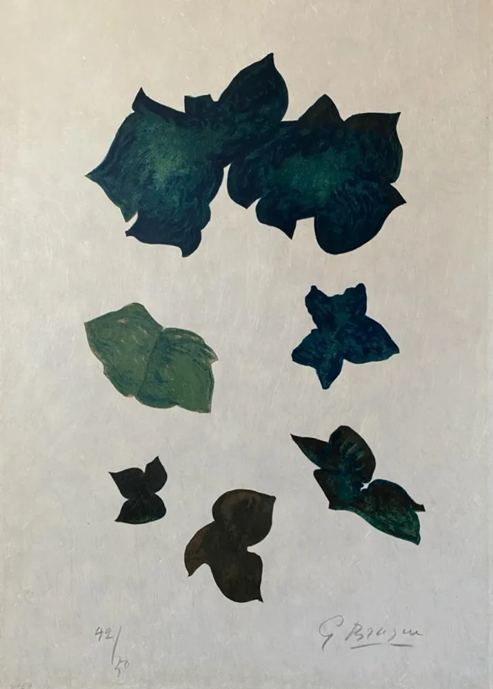 Lithograph Braque - La Liberte Des Mers (Vallier 143)