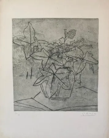 Etching Braque - Le Lierre #99