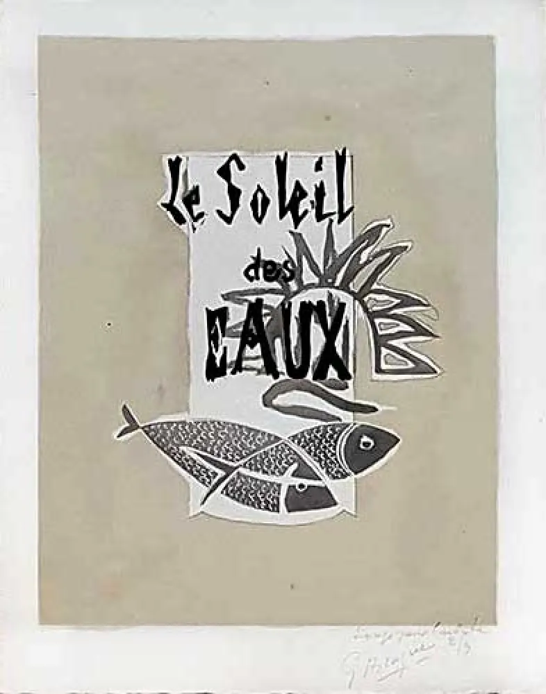 Etching Braque - Le soleil des eaux