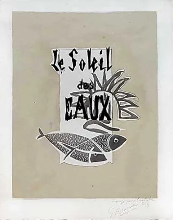 Etching Braque - Le soleil des eaux