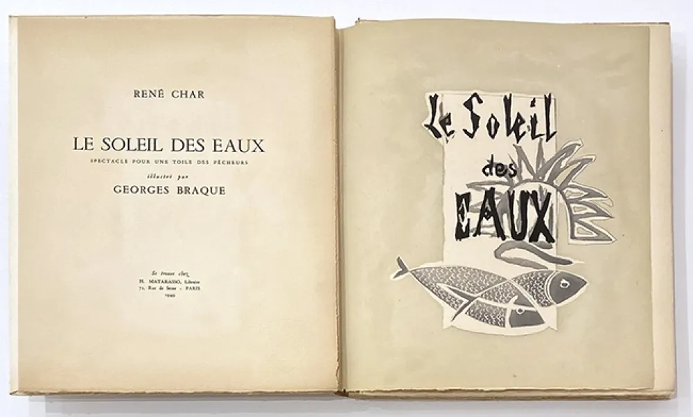 Illustrated Book Braque - Le soleil des eaux