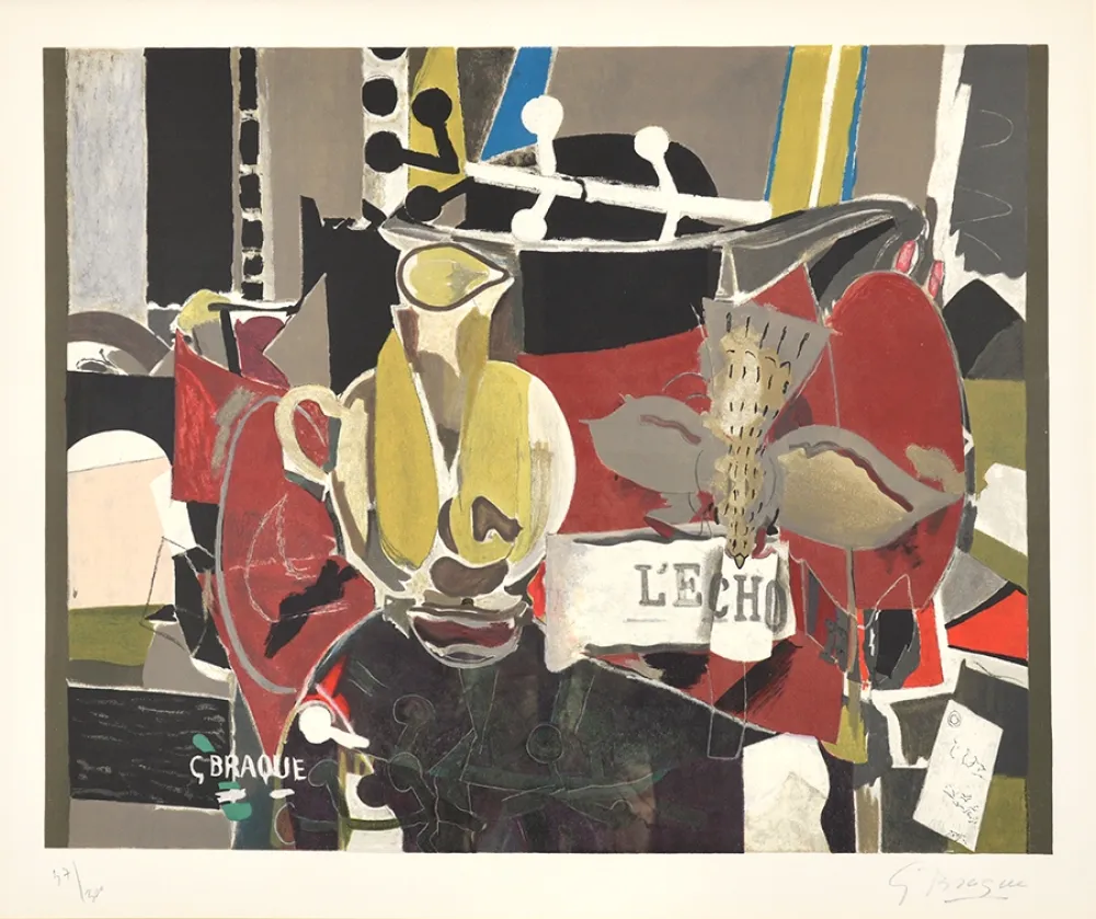 Lithograph Braque - L’Echo (The Echo)