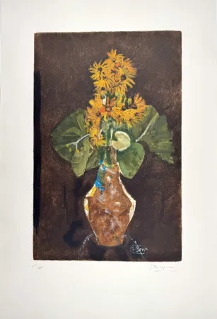 Etching And Aquatint Braque - Les Marguerites 