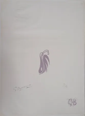 Lithograph Braque - Les paroles transparentes