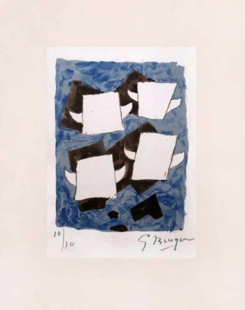 Lithograph Braque - Lithograph from Le tir à l'arc (The Archery)