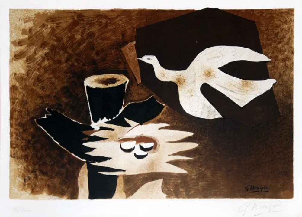 Lithograph Braque - L'oiseau et son nid (The Bird and Its Nest)