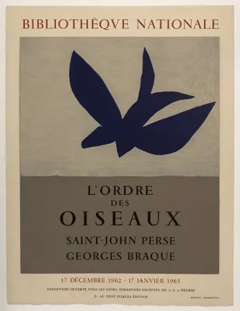 Etching Braque - L'Ordre des Oiseaux